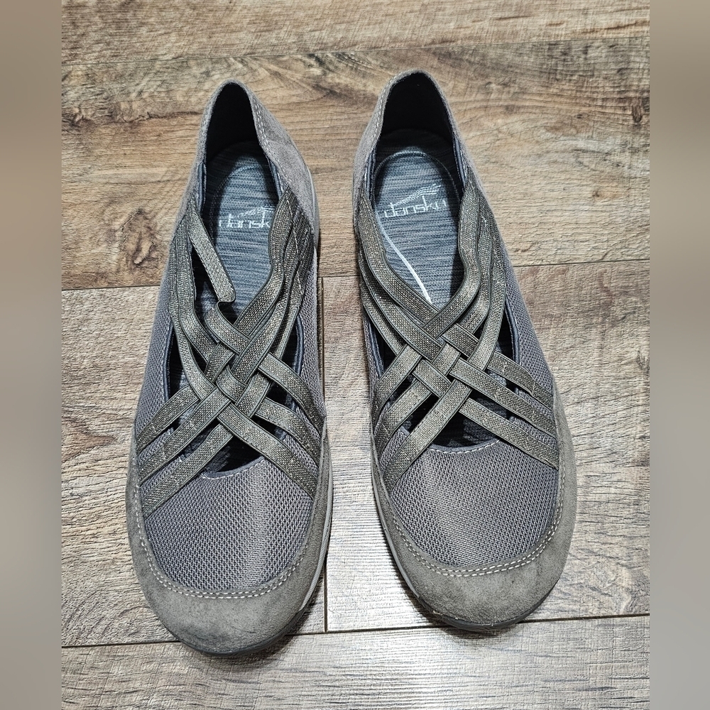 Dansko Gray Flats
